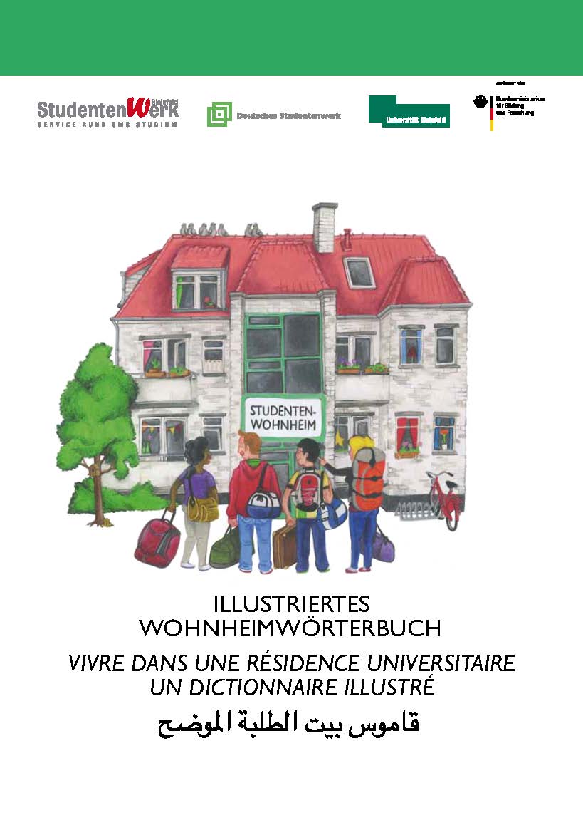 Illustriertes Wohnheimwörterbuch Deutsch - Französisch - Arabisch