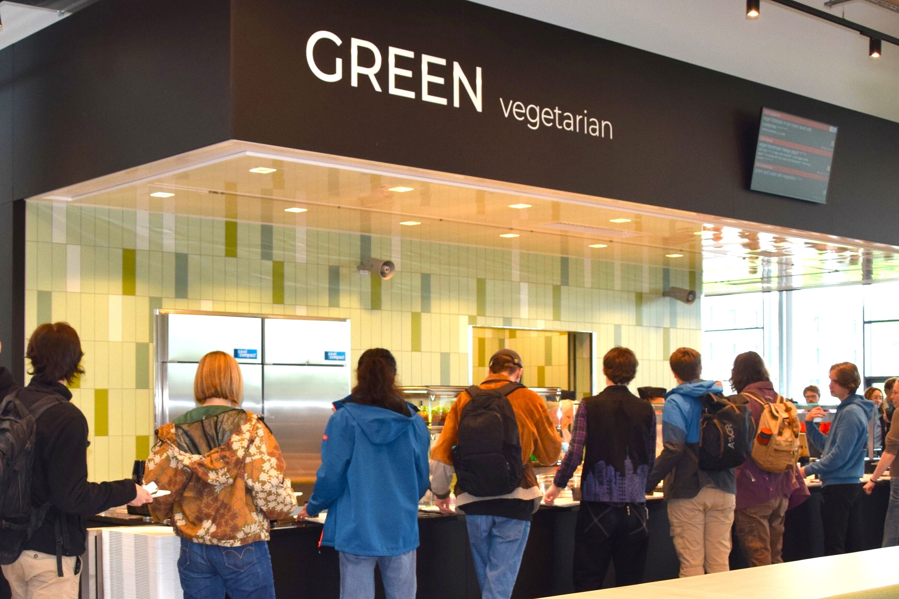 Ausgabepavillon Green, Linie Vegetarian