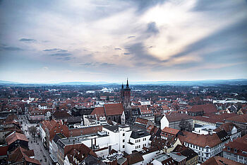 Ansicht der Innenstadt von Göttingen