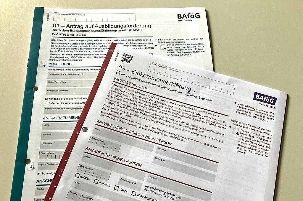 BAföG-Antrag Papierform