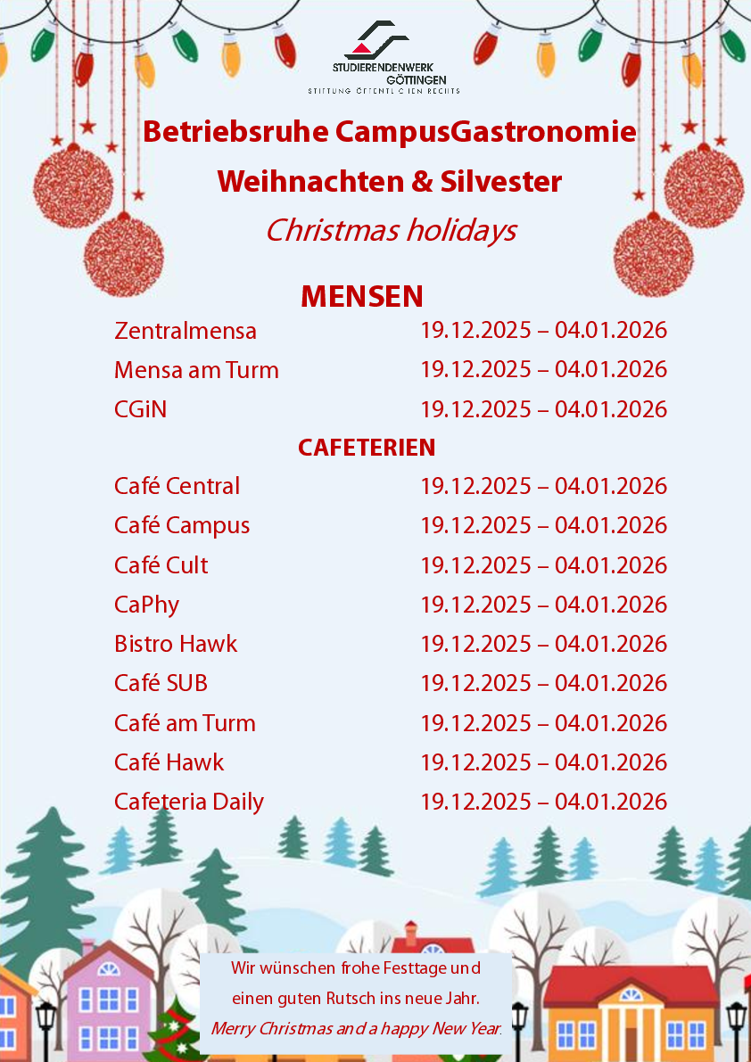 Weihnachtliche Servicesymbole