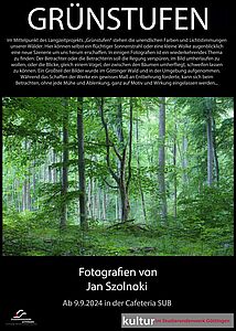 Plakat Ausstellung "Grünstufen"