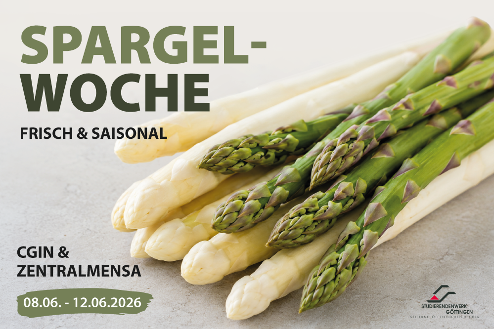 Köstlicher grüner und weißer Spargel ohne Sauce