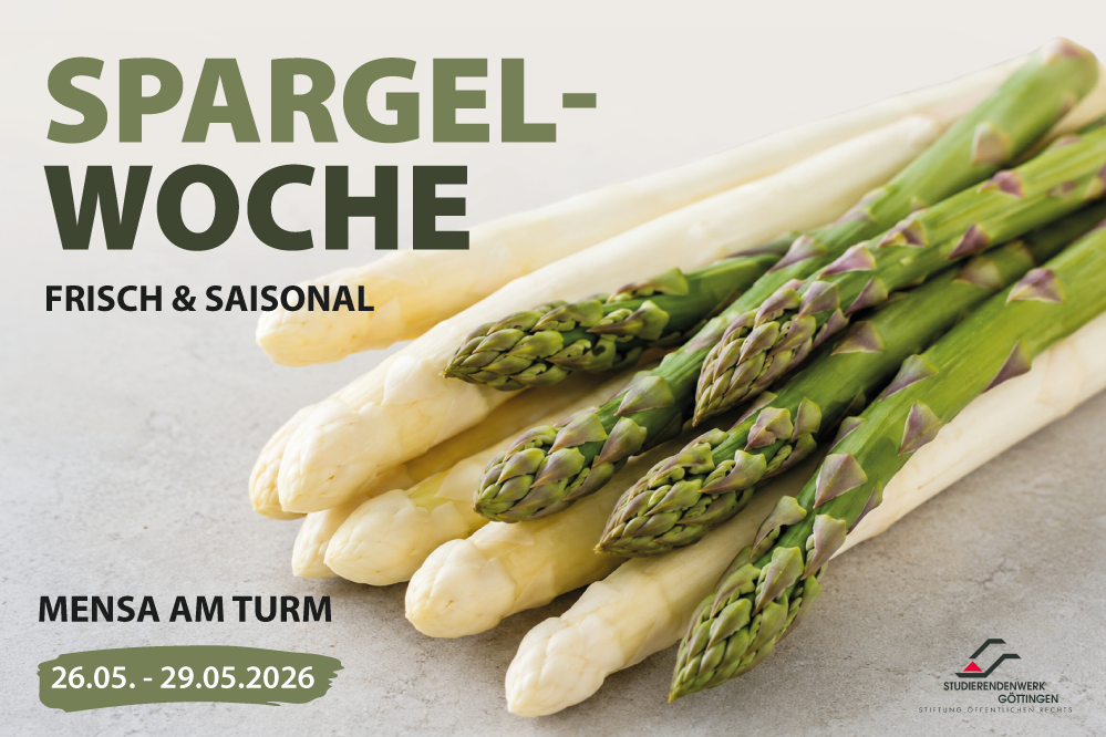 Leckerer grüner und weißer Spargel